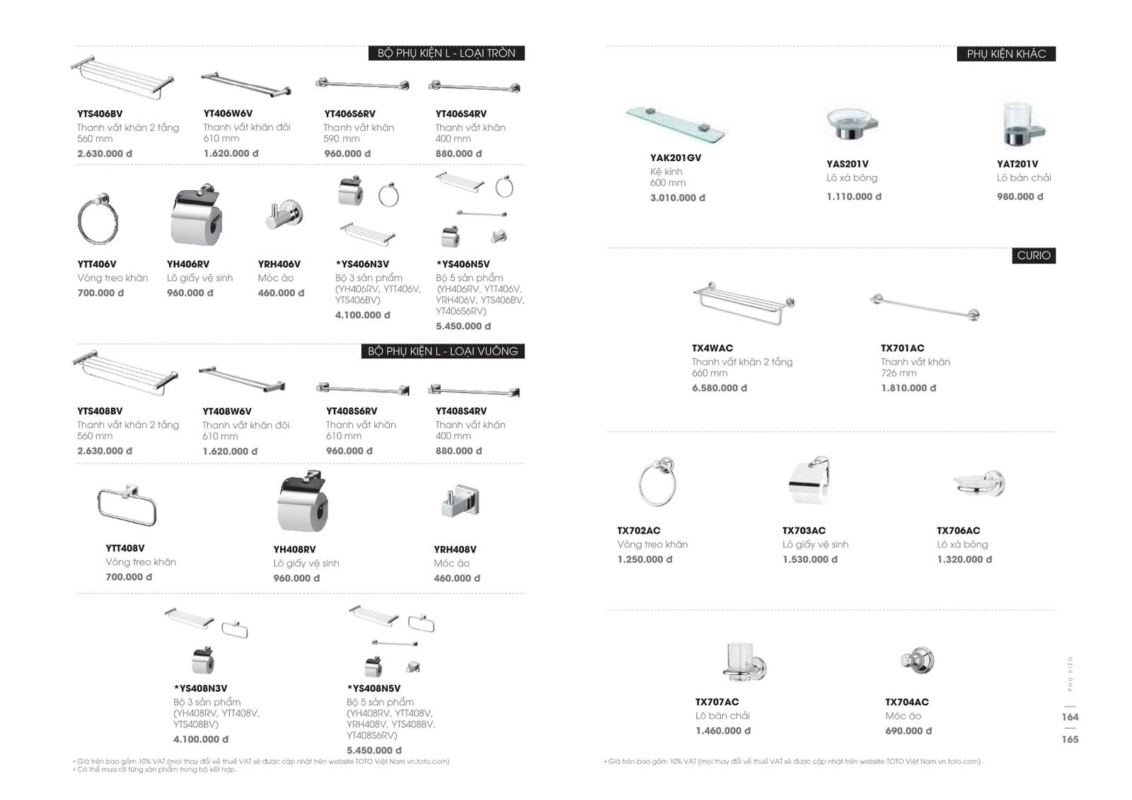 Bảng giá và Catalogue Thiết bị vệ sinh TOTO mới nhất 2024 /Page 77